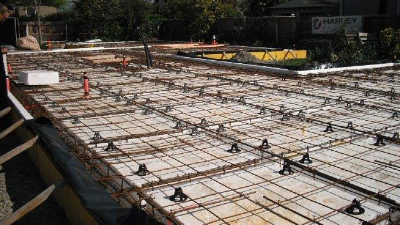 A rib raft foundation in Christchurch